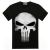 2019 new hot 3D printing Punisher skull T-shirt men's summer fashion short-sleeved shirt T-shirt tops and T-shirts
