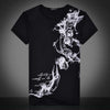 2019 new hot 3D printing Punisher skull T-shirt men's summer fashion short-sleeved shirt T-shirt tops and T-shirts