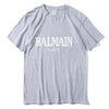 Balmain Paris T Shirt Men Fashion Letter T-Shirt Cotton Short Sleeve Shirts for Men Summer Casual Funny T Shirts Tops Tee Tshirt