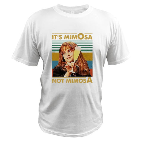 It's Mimosa Not Mimosa Funny T Shirt Harry Lovers Hermi-one Movie TShirt Fitness Homme EU Size 100% Cotton Tops