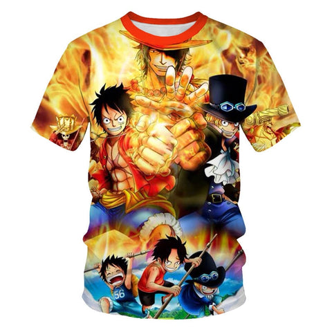 Anime Tshirt 3D Print Cartoon Funny T Shirt for Women/Men Unisex Harajuku T Shirts Summer Streetwear O-Neck Tops Tee