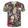 Anime Tshirt 3D Print Cartoon Funny T Shirt for Women/Men Unisex Harajuku T Shirts Summer Streetwear O-Neck Tops Tee