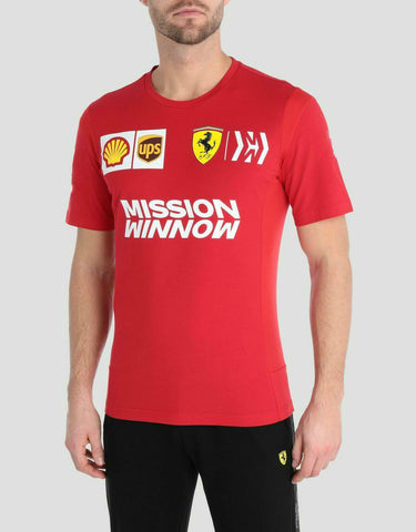 New 2019 Scuderia Ferrari F1 Team T Shirt Tee Mens Red Vettel, Leclerc  Streetwear Size S-3Xl