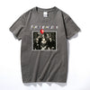 Cotton matching T-shirt Horror Friends Pennywise Michael Myers Jason Voorhees Halloween Men T-Shirt Cotton matching T-shirt