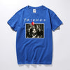 Cotton matching T-shirt Horror Friends Pennywise Michael Myers Jason Voorhees Halloween Men T-Shirt Cotton matching T-shirt