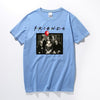 Cotton matching T-shirt Horror Friends Pennywise Michael Myers Jason Voorhees Halloween Men T-Shirt Cotton matching T-shirt