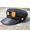 Bimaoxer Anime JoJo's Bizarre Adventure Jotaro Kujo Joseph Army Military JOJO Cap Hat+Badge Animation around Free shipping