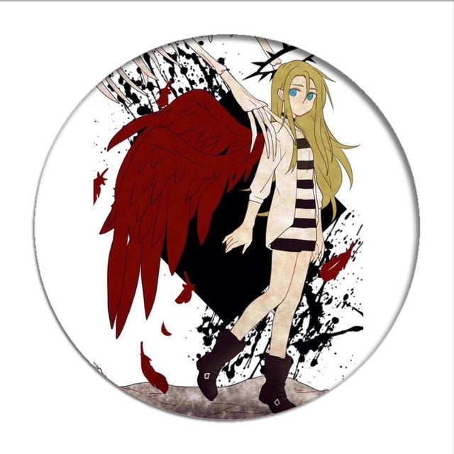 1pcs Anime Angels of Death Cosplay Badge Cartoon Rachel Gardner