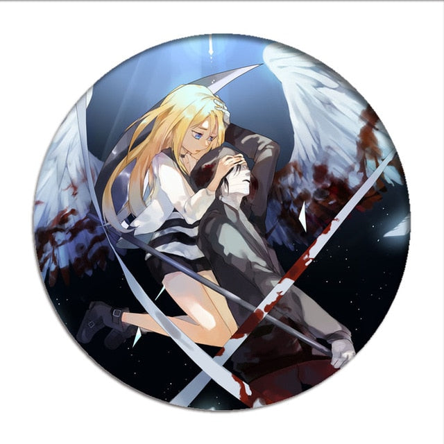 1pcs Anime Angels of Death Cosplay Badge Cartoon Rachel Gardner Ray Br –  Bed Brasss