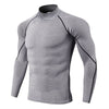 Thermo shirt high collar men's underwear sport termal tshirt long sleeve men quick dry compressed underwear clothes men bielizna