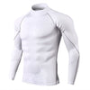 Thermo shirt high collar men's underwear sport termal tshirt long sleeve men quick dry compressed underwear clothes men bielizna